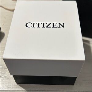 Citizen White and Black Watch Box